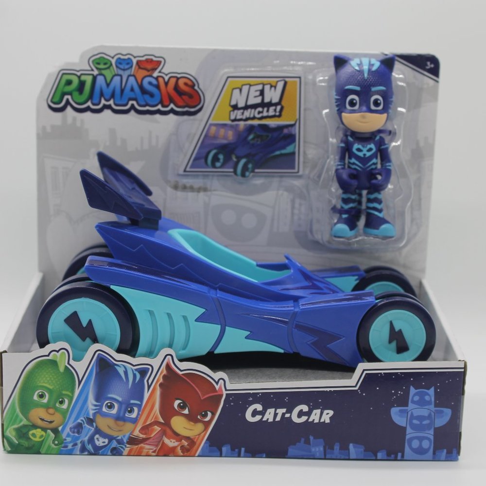 PJ Masks Cat-Car and Catboy Action Figure Set Toy Blue